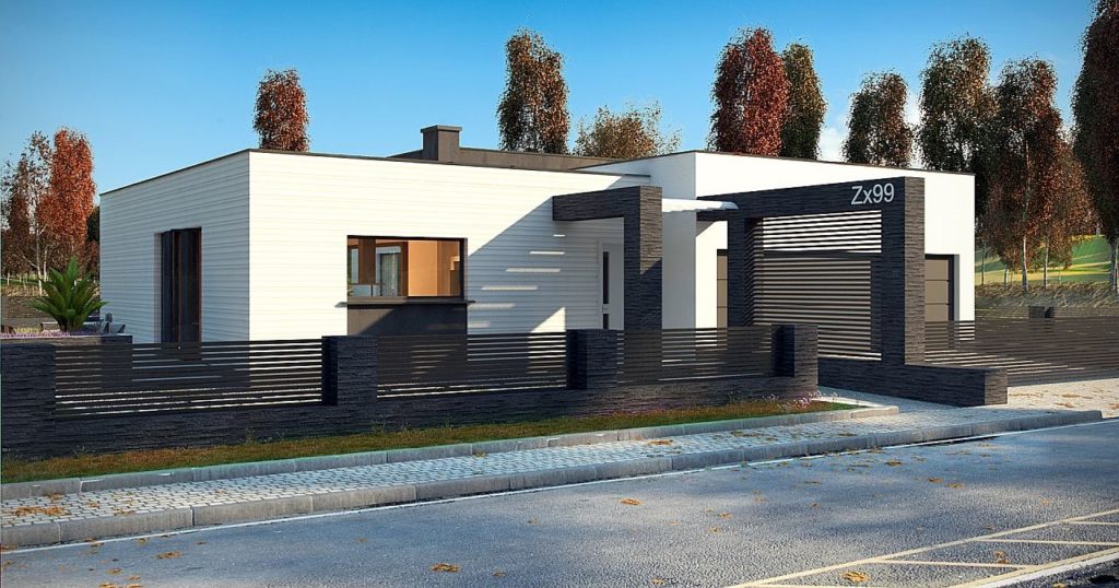Casa Prefabricada con Garaje Integrado y Terraza