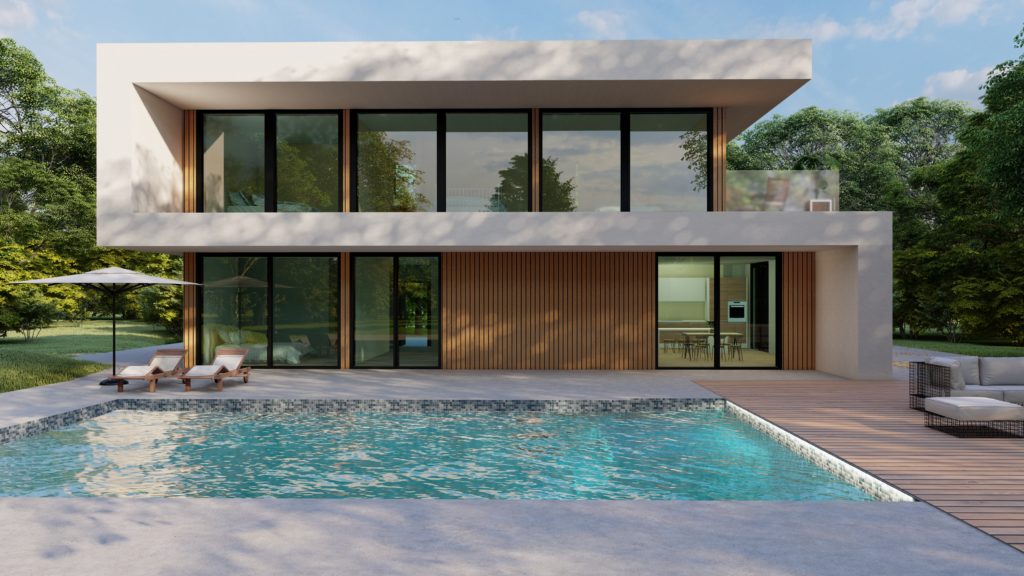 Vivienda Prefabricada de Estilo Moderno con Techo Plano